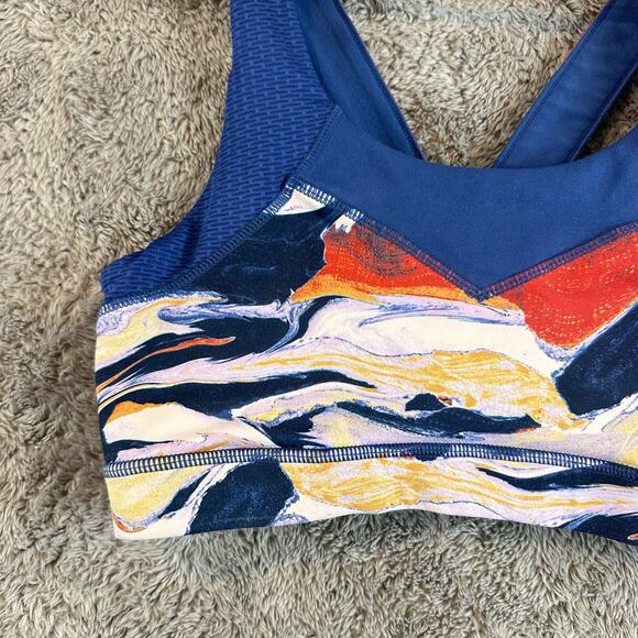 Cotton On Body Printed Sports Bra M Medium Yoga Pilates - Picture 3 of 9